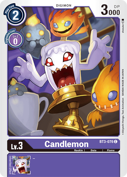 Candlemon BT3-076 C Release Special Booster Digimon TCG - guardiangamingtcgs