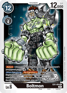 Boltmon EX1-054 U Classic Collection Digimon TCG - guardiangamingtcgs