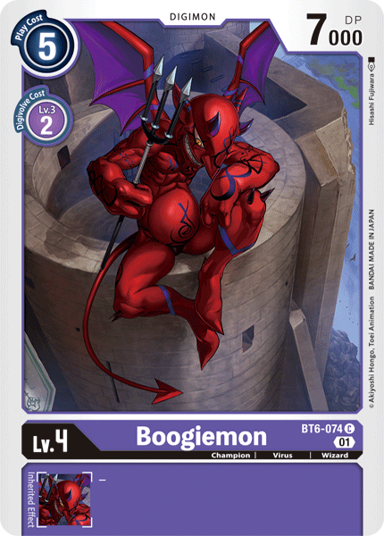 Boogiemon BT6-074 C Double Diamond Digimon TCG - guardiangamingtcgs