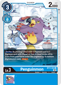 Penguinmon BT11-024 C Dimensional Phase Digimon TCG - guardiangamingtcgs