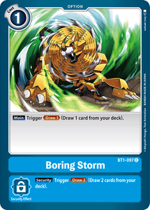 Boring Storm BT1-097 C Release Special Booster Digimon TCG - guardiangamingtcgs