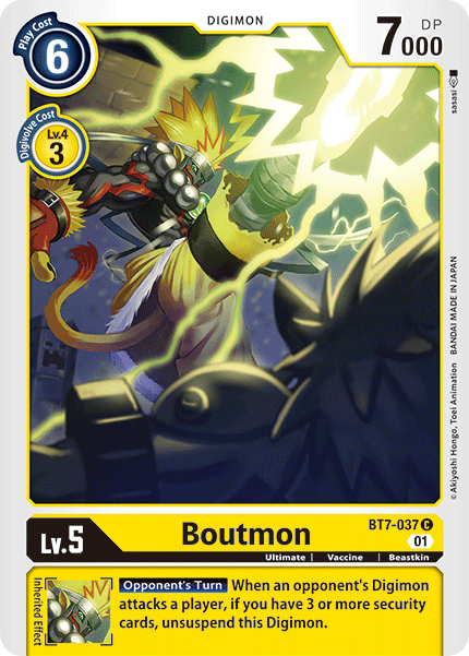 Boutmon BT7-037 C Next Adventure Digimon TCG - guardiangamingtcgs