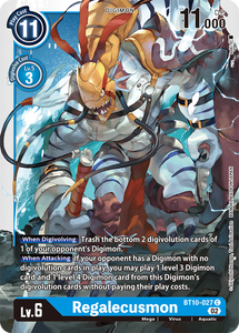 Regalecusmon BT10-027 C Xros Encounter Digimon TCG - guardiangamingtcgs