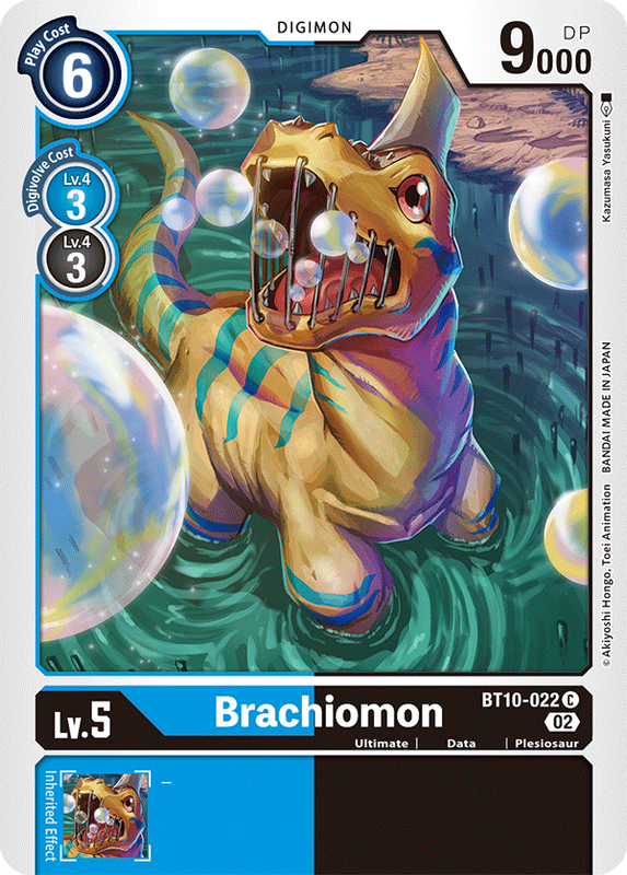 Brachiomon BT10-022 C Xros Encounter Digimon TCG - guardiangamingtcgs