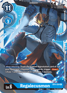 Regalecusmon BT4-034 C Great Legend Digimon TCG - guardiangamingtcgs