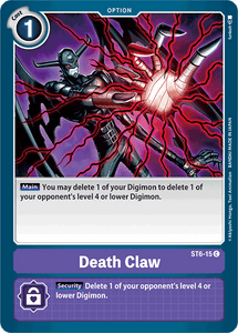 Death Claw ST6-15 C Starter Deck 06: Venomous Violet Digimon TCG - guardiangamingtcgs