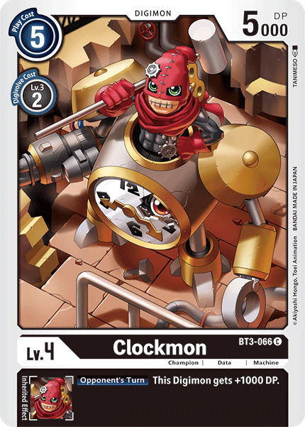 Clockmon BT3-066 C Release Special Booster Digimon TCG - guardiangamingtcgs
