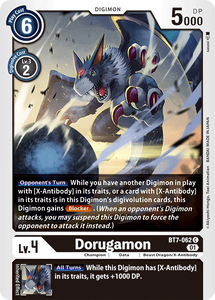 Dorugamon BT7-062 C Next Adventure Digimon TCG - guardiangamingtcgs