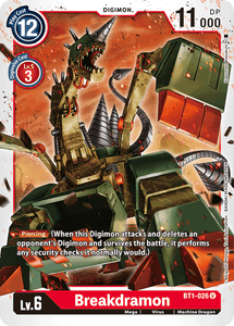 Breakdramon BT1-026 U Release Special Booster Digimon TCG - guardiangamingtcgs