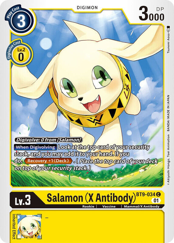 Salamon (X Antibody) BT9-034 C X Record Digimon TCG - guardiangamingtcgs