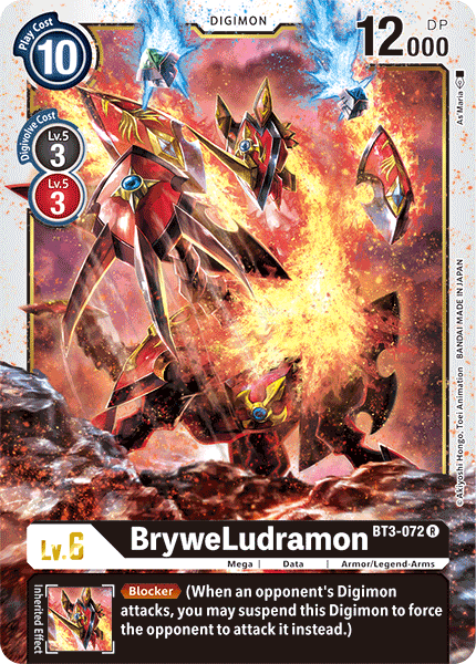 BryweLudramon BT3-072 R Release Special Booster Digimon TCG - guardiangamingtcgs