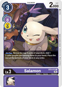 Salamon BT9-072 C X Record Digimon TCG - guardiangamingtcgs