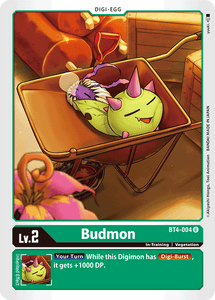 Budmon BT4-004 U Great Legend Digimon TCG - guardiangamingtcgs