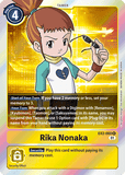 Foil Rika Nonaka EX2-060 R Digital Hazard Digimon TCG - guardiangamingtcgs