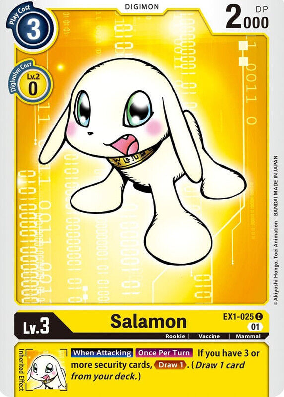 Salamon EX1-025 C Classic Collection Digimon TCG - guardiangamingtcgs