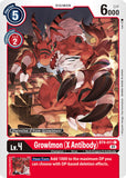 Growlmon (X Antibody) BT9-011 C X Record Digimon TCG - guardiangamingtcgs