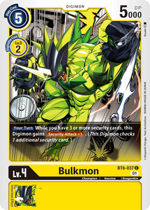 Bulkmon BT6-037 C Double Diamond Digimon TCG - guardiangamingtcgs