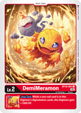 DemiMeramon BT10-001 U Xros Encounter Digimon TCG - guardiangamingtcgs