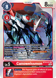 Foil Canoweissmon BT10-011 R Xros Encounter Digimon TCG - guardiangamingtcgs