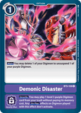 Demonic Disaster BT5-106 C Battle of Omni Digimon TCG - guardiangamingtcgs