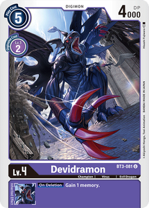 Devidramon BT3-081 U Release Special Booster Digimon TCG - guardiangamingtcgs