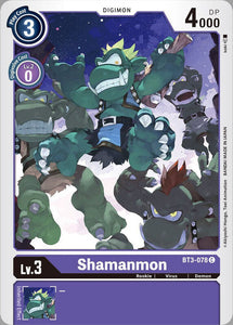 Shamanmon BT3-078 C Release Special Booster Digimon TCG - guardiangamingtcgs