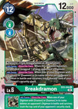 Foil Breakdramon EX3-044 R Draconic Roar Digimon TCG - guardiangamingtcgs