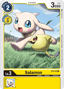 Salamon ST3-02 C Starter Deck 03: Heaven's Yellow Digimon TCG - guardiangamingtcgs