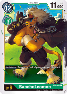 BanchoLeomon BT4-061 R Great Legend Digimon TCG - guardiangamingtcgs