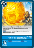 Fist of the Beast King EX2-069 U Digital Hazard Digimon TCG - guardiangamingtcgs