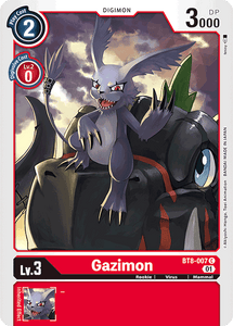 Gazimon BT8-007 C New Awakening Digimon TCG - guardiangamingtcgs