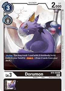 Dorumon BT9-058 U X Record Digimon TCG - guardiangamingtcgs