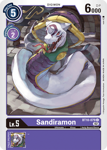 Sandiramon BT10-079 C Xros Encounter Digimon TCG - guardiangamingtcgs