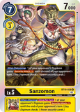 Foil Sanzomon BT10-038 R Xros Encounter Digimon TCG - guardiangamingtcgs