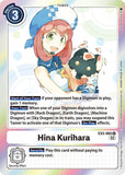 Foil Hina Kurihara EX3-065 R Draconic Roar Digimon TCG - guardiangamingtcgs