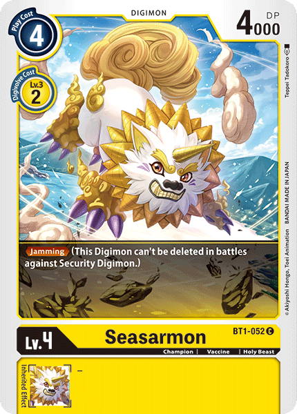 Seasarmon BT1-052 C Release Special Booster Digimon TCG - guardiangamingtcgs