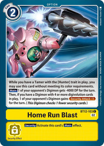 Home Run Blast BT12-103 C Across Time Digimon TCG - guardiangamingtcgs