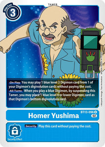 Homer Yushima BT13-096 U Versus Royal Knights Digimon TCG - guardiangamingtcgs