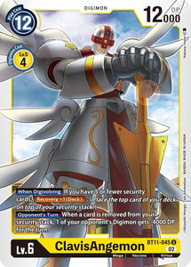 ClavisAngemon BT11-045 U Dimensional Phase Digimon TCG - guardiangamingtcgs