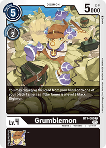 Grumblemon BT7-060 C Next Adventure Digimon TCG - guardiangamingtcgs