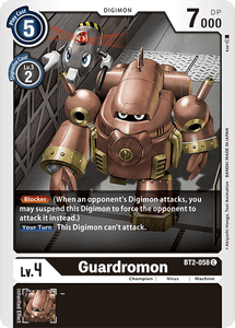 Guardromon BT2-058 C Release Special Booster Digimon TCG - guardiangamingtcgs