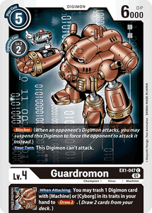 Guardromon EX1-047 C Classic Collection Digimon TCG - guardiangamingtcgs