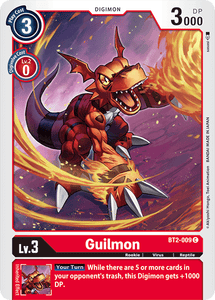 Guilmon BT2-009 C Release Special Booster Digimon TCG - guardiangamingtcgs