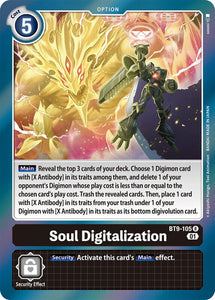 Foil Soul Digitalization BT9-105 R X Record Digimon TCG - guardiangamingtcgs