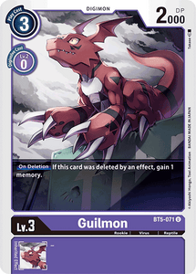 Guilmon BT5-071 U Battle of Omni Digimon TCG - guardiangamingtcgs