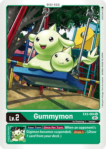 Gummymon EX2-004 U Digital Hazard Digimon TCG - guardiangamingtcgs