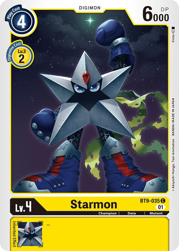 Starmon BT9-035 C X Record Digimon TCG - guardiangamingtcgs