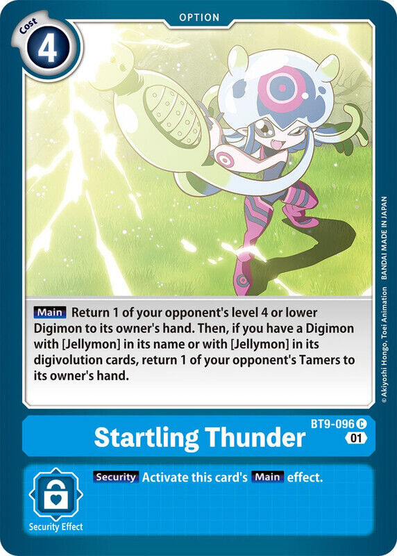 Startling Thunder BT9-096 C X Record Digimon TCG - guardiangamingtcgs