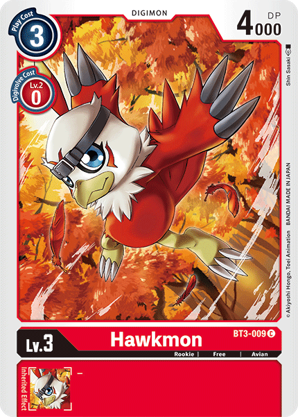 Hawkmon BT3-009 C Release Special Booster Digimon TCG - guardiangamingtcgs