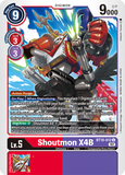 Shoutmon X4B BT10-012 U Xros Encounter Digimon TCG - guardiangamingtcgs